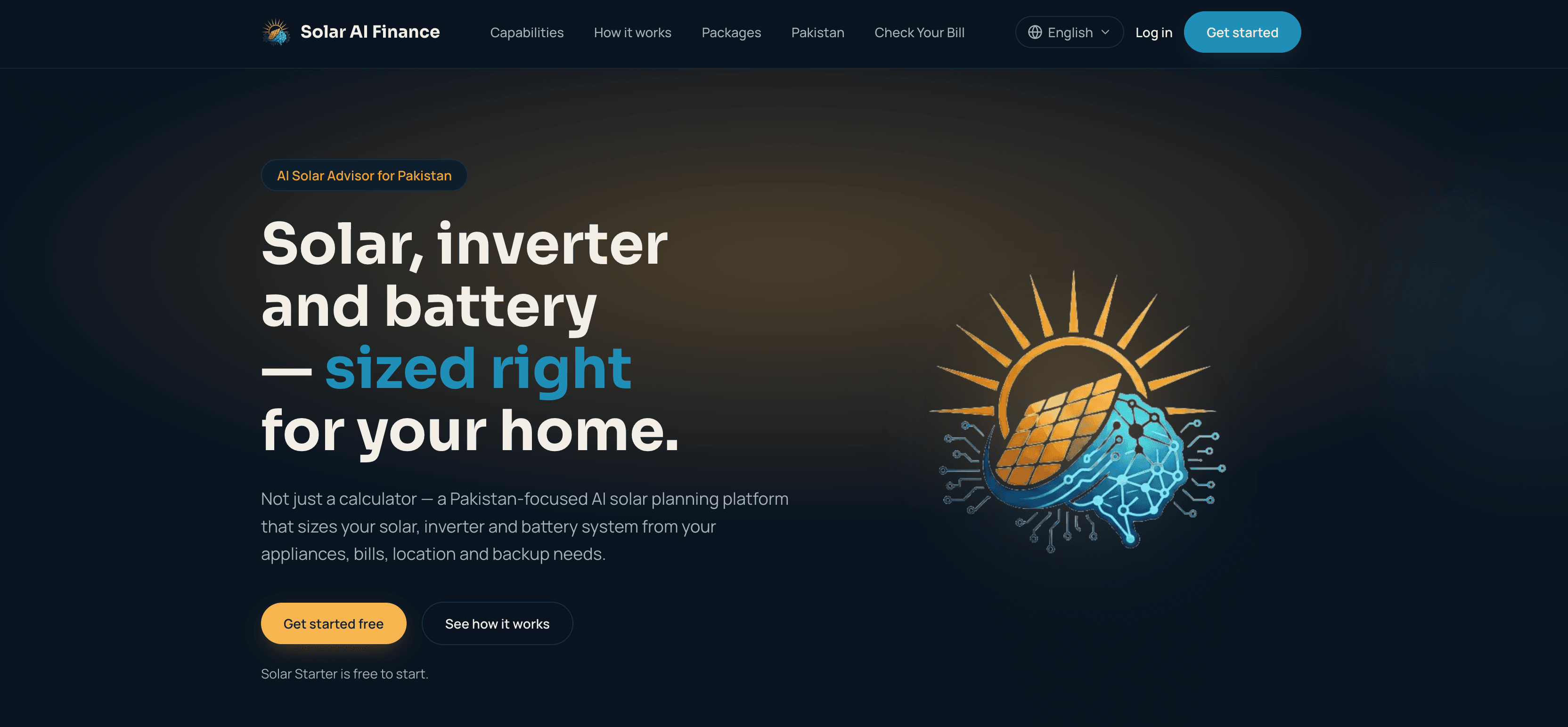 Solar AI Finance: Building an AI Solar Advisor App for Pakistan screenshot 1